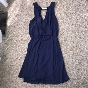 Navy blue dress